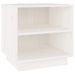 Tables de chevet 2 pcs Blanc 40x34x40 cm Bois de pin solide - Photo n°1