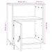 Tables de chevet 2 pcs Blanc 40x34x55 cm Bois de pin massif - Photo n°10