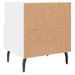 Tables de chevet 2 pcs blanc 40x35x47,5 cm bois d’ingénierie - Photo n°9