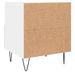 Tables de chevet 2 pcs blanc 40x35x47,5 cm bois d’ingénierie - Photo n°9