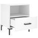 Tables de chevet 2 pcs blanc 40x35x47,5 cm bois d’ingénierie - Photo n°5