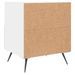 Tables de chevet 2 pcs blanc 40x35x47,5 cm bois d’ingénierie - Photo n°9