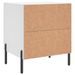 Tables de chevet 2 pcs blanc 40x35x47,5 cm bois d’ingénierie - Photo n°9