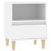 Tables de chevet 2 pcs Blanc 40x35x50 cm - Photo n°6