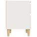 Tables de chevet 2 pcs Blanc 40x35x50 cm - Photo n°6