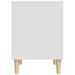 Tables de chevet 2 pcs Blanc 40x35x50 cm - Photo n°7