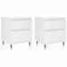 Tables de chevet 2 pcs blanc 40x35x50 cm bois d’ingénierie - Photo n°1