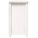 Tables de chevet 2 pcs Blanc 40x35x61,5 cm Bois de pin massif - Photo n°6