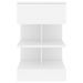 Tables de chevet 2 pcs Blanc 40x35x65 cm - Photo n°6