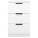 Tables de chevet 2 pcs Blanc 40x36x65 cm - Photo n°7