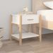 Tables de chevet 2 pcs Blanc 42x38x45 cm Bois d’ingénierie - Photo n°3