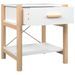 Tables de chevet 2 pcs Blanc 42x38x45 cm Bois d’ingénierie - Photo n°8