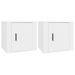 Tables de chevet 2 pcs Blanc 50x39x47 cm - Photo n°2