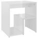 Tables de chevet 2 pcs Blanc brillant 40x30x40 cm - Photo n°5