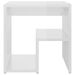 Tables de chevet 2 pcs Blanc brillant 40x30x40 cm - Photo n°6