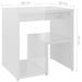 Tables de chevet 2 pcs Blanc brillant 40x30x40 cm - Photo n°8