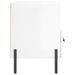 Tables de chevet 2 pcs blanc brillant 40x35x47,5 cm - Photo n°8