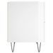 Tables de chevet 2 pcs blanc brillant 40x35x47,5 cm - Photo n°7