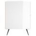 Tables de chevet 2 pcs blanc brillant 40x35x47,5 cm - Photo n°7