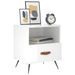 Tables de chevet 2 pcs blanc brillant 40x35x47,5 cm - Photo n°3