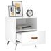 Tables de chevet 2 pcs blanc brillant 40x35x47,5 cm - Photo n°4