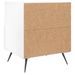 Tables de chevet 2 pcs blanc brillant 40x35x47,5 cm - Photo n°9