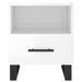 Tables de chevet 2 pcs blanc brillant 40x35x47,5 cm - Photo n°7