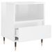 Tables de chevet 2 pcs blanc brillant 40x35x50 cm - Photo n°6