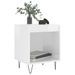 Tables de chevet 2 pcs blanc brillant 40x35x50 cm - Photo n°3