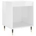 Tables de chevet 2 pcs blanc brillant 40x35x50 cm - Photo n°4