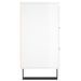 Tables de chevet 2 pcs blanc brillant 40x35x69 cm - Photo n°7