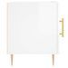 Tables de chevet 2 pcs blanc brillant 40x40x50 cm - Photo n°7