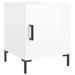 Tables de chevet 2 pcs blanc brillant 40x40x50 cm - Photo n°3