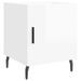 Tables de chevet 2 pcs blanc brillant 40x40x50 cm - Photo n°6