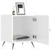 Tables de chevet 2 pcs blanc brillant 40x40x50 cm - Photo n°3