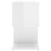 Tables de chevet 2 pcs Blanc brillant 50x30x51,5 cm - Photo n°6