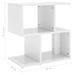 Tables de chevet 2 pcs Blanc brillant 50x30x51,5 cm - Photo n°7