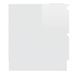 Tables de chevet 2 pcs Blanc brillant 50x39x43,5 cm - Photo n°6