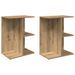 Tables de chevet 2 pcs chêne artisanal bois d'ingénierie - Photo n°2