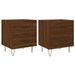 Tables de chevet 2 pcs chêne marron 40x35x47,5 cm - Photo n°1