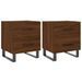 Tables de chevet 2 pcs chêne marron 40x35x47,5 cm - Photo n°2