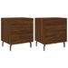 Tables de chevet 2 pcs chêne marron 40x35x47,5 cm - Photo n°2