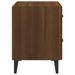 Tables de chevet 2 pcs Chêne marron 40x35x47,5 cm - Photo n°7