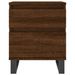 Tables de chevet 2 pcs chêne marron 40x35x50 cm bois ingénierie - Photo n°6