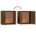 Tables de chevet 2 pcs Chêne marron 50x39x47 cm - Photo n°9