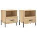 Tables de chevet 2 pcs chêne sonoma 40x35x47,5 cm - Photo n°1