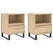 Tables de chevet 2 pcs chêne sonoma 40x35x50 cm bois ingénierie - Photo n°1