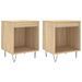 Tables de chevet 2 pcs chêne sonoma 40x35x50 cm bois ingénierie - Photo n°1