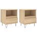 Tables de chevet 2 pcs chêne sonoma 40x35x50 cm bois ingénierie - Photo n°1