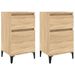 Tables de chevet 2 pcs chêne sonoma 40x35x70 cm - Photo n°1